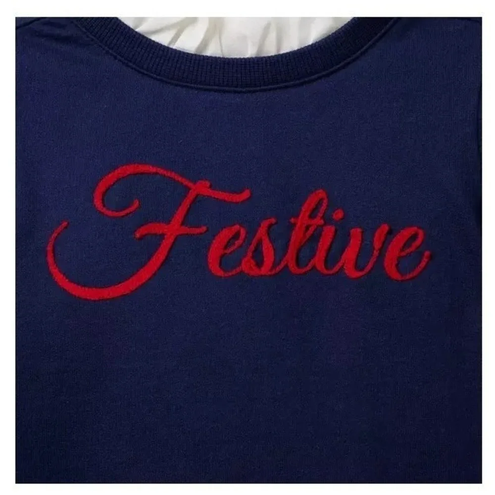 Janie and Jack Festive Ruffle Sweatshirt‎ Size 6 to 12 Month